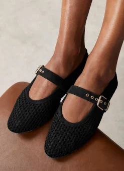 Discount Trixie Mesh Ballet Flat Pumps Flat Shoes