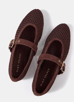 Outlet Trixie Mesh Ballet Flat Pumps Flat Shoes