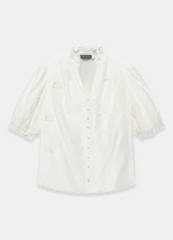 Butterfly Detail Blouse Shirts & Blouses|All Tops