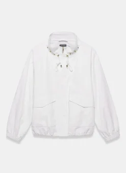 Outlet Cotton Blend Technical Jacket Jackets