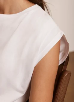 Cotton Extended Shoulder T-Shirt T-Shirts|T-Shirts