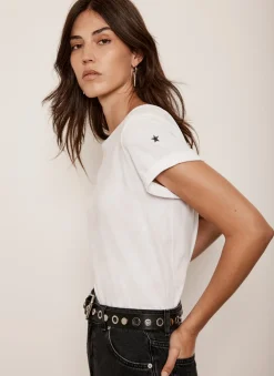 White Cotton Star T-Shirt T-Shirts|T-Shirts