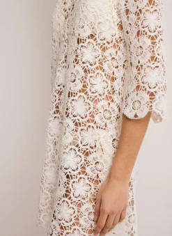 Best White Crochet Beach Mini Dress Summer Dresses|Mini Dresses