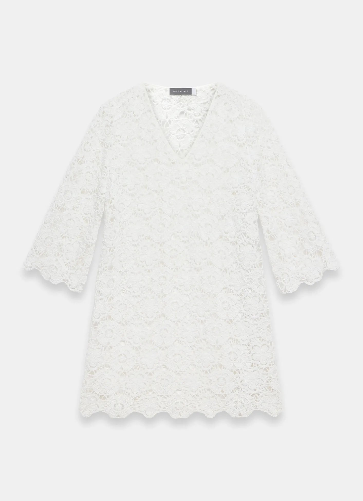 Best White Crochet Beach Mini Dress Summer Dresses|Mini Dresses