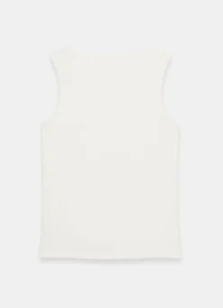 Best White Layering Scoop Neck Vest T-Shirts|T-Shirts