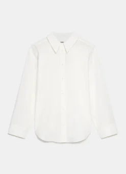 Outlet White Oversized Tailored Shirt Shirts & Blouses