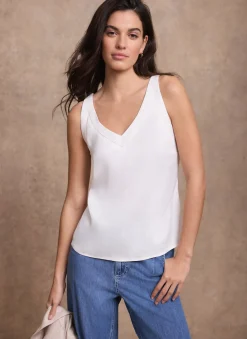 Hot Trim Detail Camisole Top T-Shirts|T-Shirts