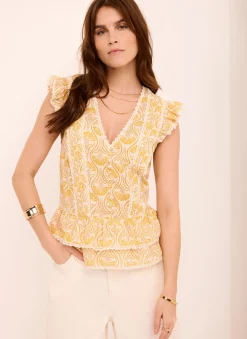 New Cotton Floral Print Top All Tops|Tops