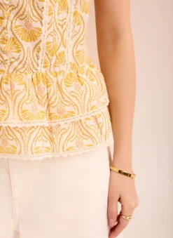 New Cotton Floral Print Top All Tops|Tops