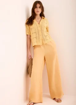 Discount Crochet Shell Shirt All Tops|Tops