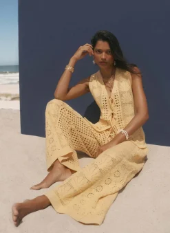 Discount Crochet Shell Trousers Crochet|Trousers