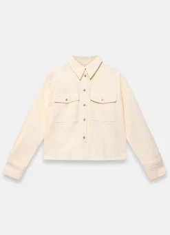 Best Denim Cropped Shirt Shirts & Blouses