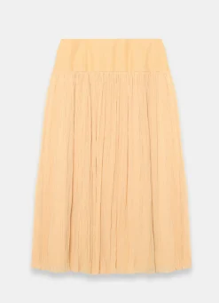 New Drop Waist Crinkle Midi Skirt Midi Skirts|Skirts