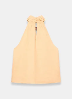 Sale Linen Halter Top All Tops|Tops