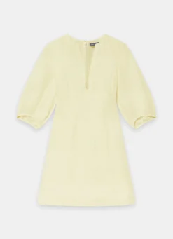 Best Linen Puff Sleeve Mini Dress Summer Dresses|Mini Dresses