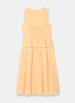 Ramie Drop Waist Midi Dress Summer Dresses|Midi Dresses
