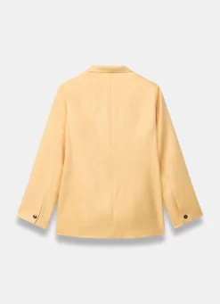 Sale Ramie Single Breasted Blazer Jackets